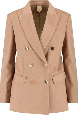 Max Mara Blazer Doppiopetto In Cammello