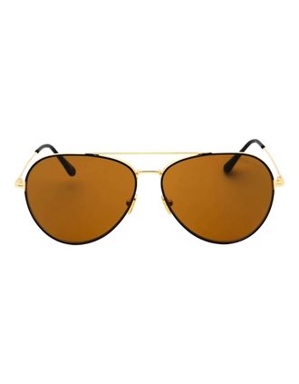Tom Ford Womens Tom Ford Dashel-02 Gold Sunglasses - Size: ONE size