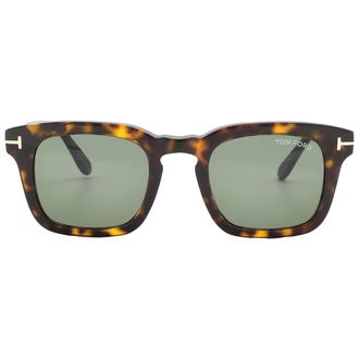 Tom Ford Dax Green Square Mens Sunglasses FT0751 52N 48