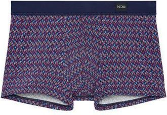 HOM Ocean Drive Comfort Boxer Briefs in Red Print at Nordstrom, Size Xx-Large