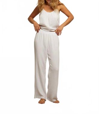 perfectwhitetee Mina Double Gauze Pant In White