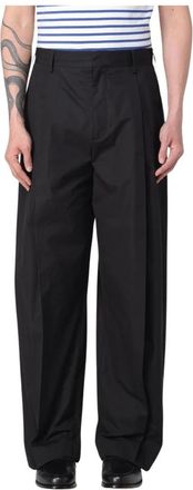 Marni Heren, Broeken, Zwart, Maat: M Katoen