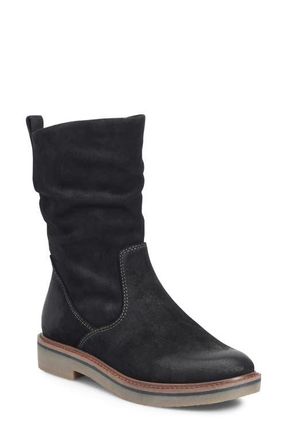 COMFORTIVA Renata Water Resistant Boot in Black Suede at Nordstrom, Size 7.5