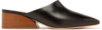 Bally Genny 45 Leather Mules, Brand Size 39 ( US Size 8.5 )