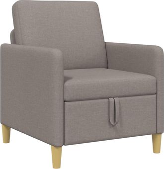 vidaXL Sof&aacute; Con Almacenamiento Topo 72 X 78 X 87 Cm Poli&eacute;ster Vidaxl