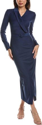 BGL Fashion Wool-Blend Midi Dress