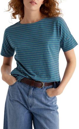 Seasalt Cornwall Bryher View Organic Cotton T-Shirt in Profile Waterscape at Nordstrom, Size 12
