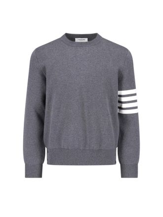Thom Browne 4-Bar Sweater - Grey