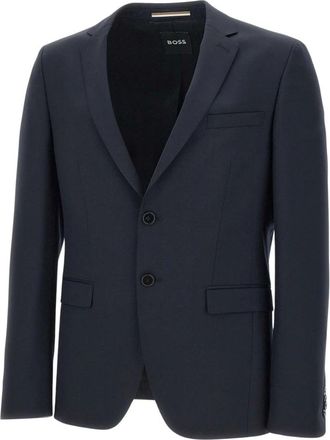 HUGO BOSS Hombre, Chaquetas, Azul, Talla: S