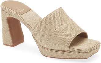 Jeffrey Campbell Dress Code Sandal in Natural Jute at Nordstrom, Size 5.5
