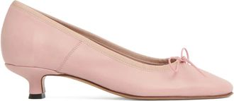 Mansur Gavriel Pumps met kitten-hak en strik - Roze