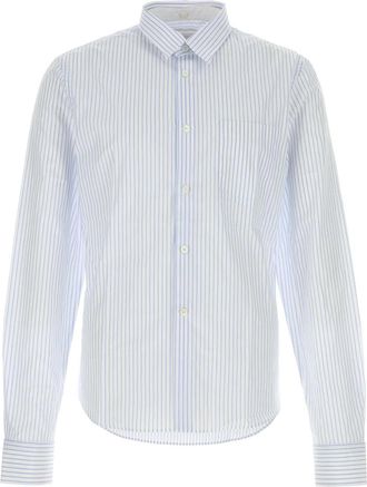 Prada Embroidered Poplin Shirt