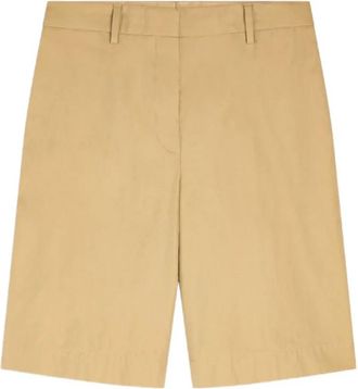 Dries Van Noten Pilar Short 3103 - Dames - Korte Broeken - Beige - 3XS - Katoen - Korte Broeken
