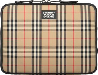Burberry Laptop Bags & Cases, unisex, Beige, Size: ONE SIZE Laptop Case
