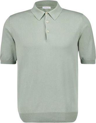 Boglioli Salie Groene Katoenen Polo - Heren - Polos - Groen - 2XL - Katoen - Tops