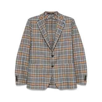 Tagliatore Blazers, male, Multicolor, Size: M Ash Grey Blazer