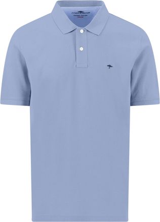Fynch-Hatton Poloshirt FYNCH-HATTON, Herren, Gr. 4XL, new breeze, Web, Obermaterial: 100% Baumwolle, unifarben, regular fit normal, ohne Ausschnitt, Shirts Poloshi