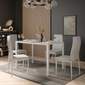 Vicco Mesa De Comedor Grand, Blanco/blanco, 120 X 70 Cm, Vicco
