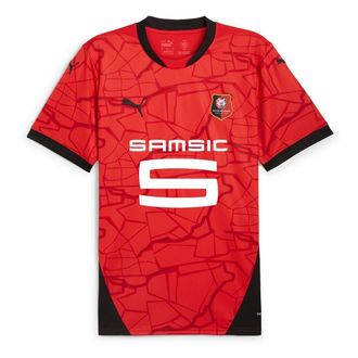 Puma Stade Rennais Mens Home Replica Jersey 2024/2025, Red, M