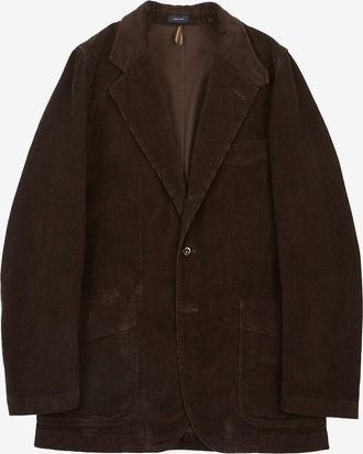 Drake's Blazer aus Kordsamt mit Reverskragen Field Games