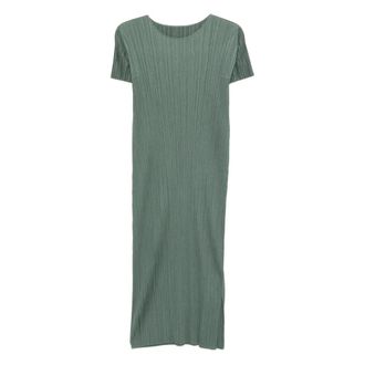 Issey Miyake Mujer, Vestidos, Verde, Talla: 2XL