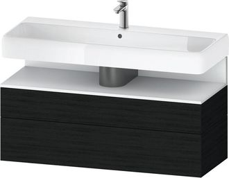 Duravit Duravit - Qatego Mueble Bajo Lavabo, 1 Extra&iacute;ble Y 1 Caj&oacute;n