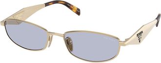 Prada PR D51S ZVN30X Womens Sunglasses Gold Size 55