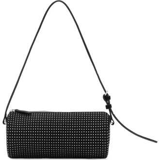 Mango Studded Faux Leather Shoulder Bag in Black at Nordstrom