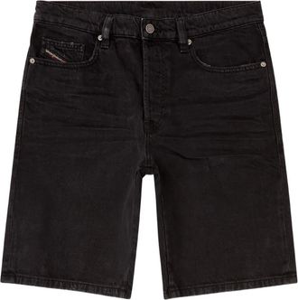Diesel Shorts con applicazione logo - Nero