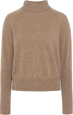 Envelope 1976 Envelope 1976, Truien & Vesten, Dames, Beige, M, Kasjmier, Kasjmier Gebreide Coltrui Blouse