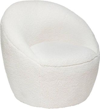 Atmosphera Atmosphera - Poltrona riccia bianca romi créateur dintérieur