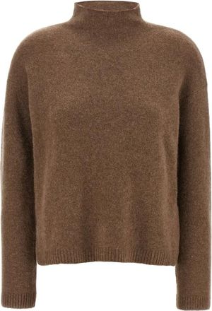Max Mara Truien & Vesten, Dames, Bruin, L, Kasjmier, Orlaya Sweater