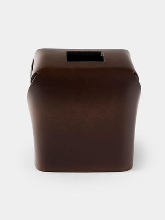 Oscar Maschera Leather Square Tissue Box