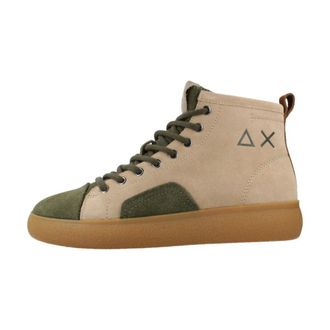 Sun 68 Schoenen, Heren, Beige, 42 EU, Katoen, Luis Midi Suede