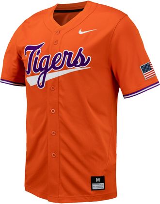 Nike Clemson Nike Mens Dri-FIT College Replica Baseball Jersey in Orange | P33330J544CLEM-CLM