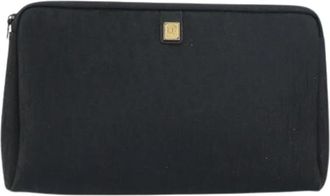 Dior Pre-owned Trotter Pouch - Dames - Vintage Clutch - Zwart - ONE Size - Vintage