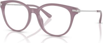 Michael Kors 54mm Round optical glasses in Violet at Nordstrom