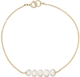 Lily & Roo Gold Pearl Cluster Bracelet