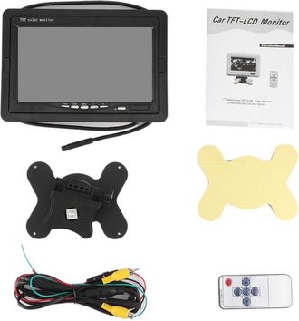 OEM Monitor Para Coche De Alta Definici&oacute;n De 7 Pulgadas Con Pantalla De Marcha Atr&aacute;s, 12-24 V, Accesorio Para Autom&oacute;vil