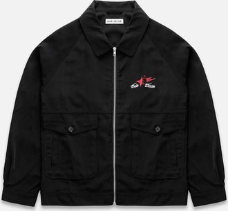 Duke + Dexter Duke + Dexter, Mens Duke Cherub Black Jacket, Size XL