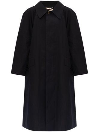 Marni single-breasted cotton coat - Black