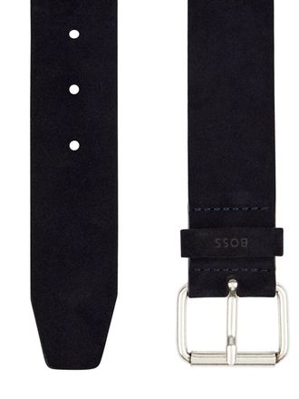 HUGO BOSS Mens Serge Belt Blue Accessories >