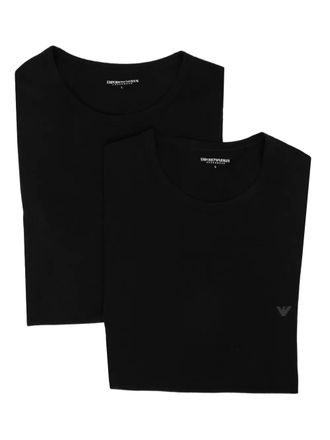 Emporio Armani T-shirt con logo (2 pezzi) - Nero
