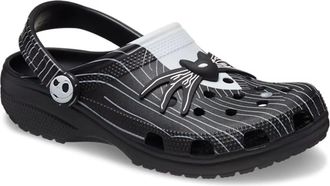 Crocs Mens Crocs Nightmare Before Christmas Classic 210561-90H Clog Black Shoes JAX716