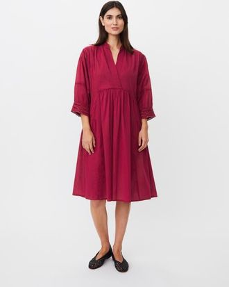 Masai Manaleira V-Neck Tunic Dress in Beet Red at Nordstrom, Size X-Large