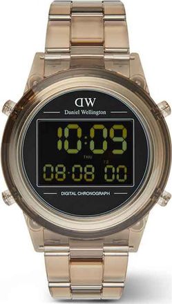 Daniel Wellington Womens DW00100767 Retro Digital Watch - Brown - One Size