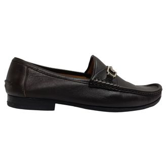 Gucci Gucci Horsebit Loafers in Bruin Leer