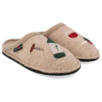 Haflinger Flair Wine Time Hausschuhe - Unisex | beige