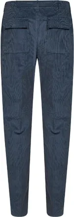 Etro Mens Corduroy Trousers Blue Wool