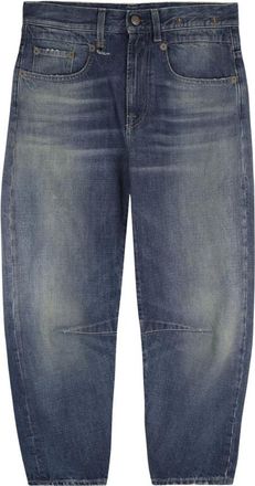 R13 Articulated Knee X-Boyfriend Jeans - Dames - Jeans - Blauw - Maat: W28 Katoen